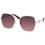 Goldene Marc Jacobs Cateye Sonnenbrillen aus Metall für Damen 