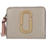 Marc Jacobs Portemonnaie - The Snapshot Mini Compact Leather Wallet - in gray - für Damen