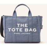 Blaue Marc Jacobs Canvas Shopper mit Reißverschluss aus Textil für Damen medium 