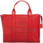 Reduzierte Rote Marc Jacobs Lederhandtaschen aus Leder für Damen medium 