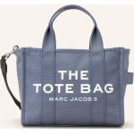 Blaue Marc Jacobs Tote Bags & Henkeltaschen mit Reißverschluss aus Textil für Damen klein 