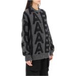 Reduzierte Graue Marc Jacobs Damensweatshirts aus Wolle Größe M 