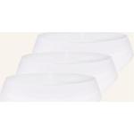 Weiße Marc O'Polo Nachhaltige Damenhüftslips aus Jersey Größe S 3-teilig 