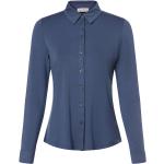 Blaue Elegante Langärmelige Marc O'Polo Nachhaltige Hemdblusen aus Jersey für Damen Größe XS 