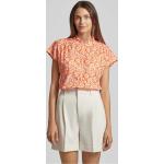 Orange Blumenmuster Marc O'Polo Nachhaltige Blusenshirts & Schlusen aus Baumwolle für Damen Größe S 