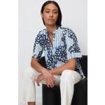 Blumenmuster Kurzärmelige Marc O'Polo Nachhaltige V-Ausschnitt Tunika-Blusen aus Baumwolle für Damen 