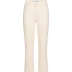 Reduzierte Beige Marc O'Polo Nachhaltige High Waist Jeans aus Baumwolle für Damen Weite 29, Länge 32 