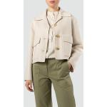 Beige Unifarbene Marc O'Polo Mini Kurzjacken & Cropped-Jackets für Damen Größe M - versandkostenfrei 
