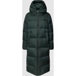 Dunkelgrüne Gesteppte Marc O'Polo Nachhaltige Damensteppmäntel & Damenpuffercoats aus Polyamid mit Kapuze Größe XS 