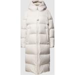 Offwhitefarbene Gesteppte Marc O'Polo Nachhaltige Damensteppmäntel & Damenpuffercoats aus Polyamid mit Kapuze Größe L 
