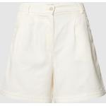 Reduzierte Offwhitefarbene Unifarbene Marc O'Polo Nachhaltige Jeans-Bermudas aus Polyamid für Damen Größe XS 