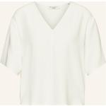 Weiße Marc O'Polo Nachhaltige V-Ausschnitt Blusenshirts & Schlusen aus Lyocell für Damen Größe XS für den für den Sommer 