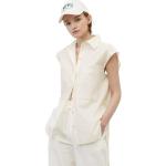 Weiße Unifarbene Casual Ärmellose Marc O'Polo Nachhaltige Blusentops aus Baumwolle für Damen Größe XS für den für den Frühling 