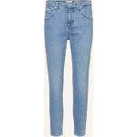 Blaue Marc O'Polo Bio Nachhaltige Tapered Jeans aus Baumwolle für Damen Größe XS 