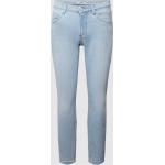 Hellblaue Unifarbene Marc O'Polo Alva Nachhaltige Slim Fit Jeans aus Baumwolle für Damen Weite 31, Länge 30 