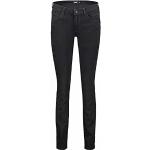 Reduzierte Schwarze Marc O'Polo Alva Bio Nachhaltige Slim Fit Jeans aus Baumwolle enganliegend für Damen Weite 29 