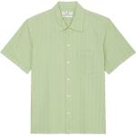 Grüne Kurzärmelige Marc O'Polo Kent Nachhaltige Kentkragen Herrenjeanshemden aus Denim Größe L 