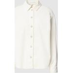 Offwhitefarbene Unifarbene Marc O'Polo Nachhaltige Hemdjacken aus Baumwolle für Damen Größe XS 