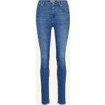 Blaue Gesteppte Marc O'Polo Bio Nachhaltige Skinny Jeans aus Baumwolle für Damen Größe M 