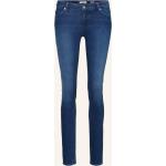 Blaue Marc O'Polo Nachhaltige Hüftjeans & Low Waist Jeans mit Reißverschluss aus Baumwolle enganliegend für Damen Größe M 