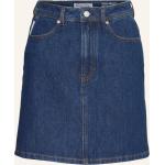 Dunkelblaue Marc O'Polo Bio Mini Nachhaltige Jeans-Miniröcke aus Baumwolle für Damen Größe S 