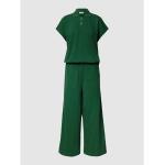 Reduzierte Grüne Unifarbene Marc O'Polo Nachhaltige Jeansoveralls mit Cutwork aus Baumwolle für Damen Größe XL 