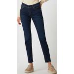 Blaue Marc O'Polo Slim Fit Jeans aus Baumwollmischung enganliegend für Damen Größe XS Weite 30, Länge 34 