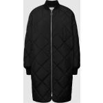 Schwarze Gesteppte Marc O'Polo Nachhaltige Stehkragen Damensteppmäntel & Damenpuffercoats mit Reißverschluss aus Denim Größe XS für den für den Herbst 
