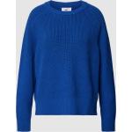 Fuchsiafarbene Unifarbene Marc O'Polo Nachhaltige Strickpullover aus Baumwolle für Damen Größe XS für den für den Herbst 