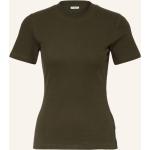 Olivgrüne Marc O'Polo Nachhaltige Stehkragen T-Shirts aus Baumwolle für Damen Größe S 