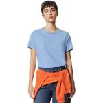 Reduzierte Blaue Marc O'Polo Nachhaltige T-Shirts aus Jersey für Damen Größe M 