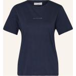 Dunkelblaue Marc O'Polo Nachhaltige T-Shirts aus Baumwolle für Damen Größe XS 