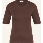 Dunkelbraune Marc O'Polo Nachhaltige T-Shirts aus Baumwolle für Damen Größe S 