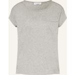 Graue Marc O'Polo Nachhaltige Shirts mit Tasche aus Baumwolle für Damen Größe S 