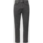 Reduzierte Anthrazitfarbene Unifarbene Marc O'Polo Nachhaltige Tapered Jeans mit Reißverschluss aus Baumwolle für Herren Weite 33, Länge 32 