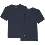 Blaue Marc O'Polo Nachhaltige V-Ausschnitt Herrenunterhemden Größe XXL 2-teilig 
