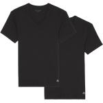 Schwarze Marc O'Polo Nachhaltige V-Ausschnitt Herrenunterhemden Größe M 2-teilig 