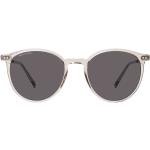 Graue Runde Sonnenbrillen mit Sehstärke aus Kunststoff für Herren 