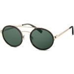 Grüne Runde Sonnenbrillen mit Sehstärke aus Kunststoff für Damen 