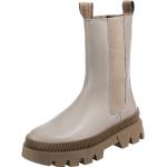 Beige Marc O'Polo Nachhaltige Ankle Boots & Klassische Stiefeletten in Normalweite aus Leder für Damen Größe 41 