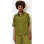 Grüne Kurzärmelige Marc O'Polo Nachhaltige Blusenshirts & Schlusen für Damen Größe XS 