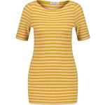 Gelbe Gestreifte Marc O'Polo Nachhaltige T-Shirts für Damen Größe XXS 