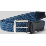 Marineblaue Unifarbene Marc O'Polo Nachhaltige Ledergürtel aus Elastan für Herren Länge 95 