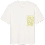 Weiße Marc O'Polo Bio Nachhaltige Rundhals-Ausschnitt T-Shirts für Herren Größe S 