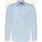 Reduzierte Hellblaue Marc O'Polo Nachhaltige Kentkragen Hemden mit Kent-Kragen aus Baumwolle für Herren 