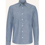 Blaue Marc O'Polo Nachhaltige Kentkragen Hemden mit Kent-Kragen aus Baumwolle für Herren Größe S 