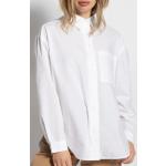Reduzierte Weiße Unifarbene Marc O'Polo Nachhaltige Hemdblusen aus Baumwolle für Damen Größe M für den für den Frühling 