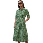 Grüne Kurzärmelige Marc O'Polo Nachhaltige Jerseykleider aus Jersey für Damen Größe L 