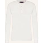 Weiße Marc O'Polo Nachhaltige Henleykragen T-Shirts aus Baumwolle für Herren Größe XXL 