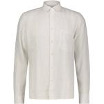 Weiße Langärmelige Marc O'Polo Nachhaltige Herrenlangarmhemden aus Leinen Größe XL für den für den Frühling 